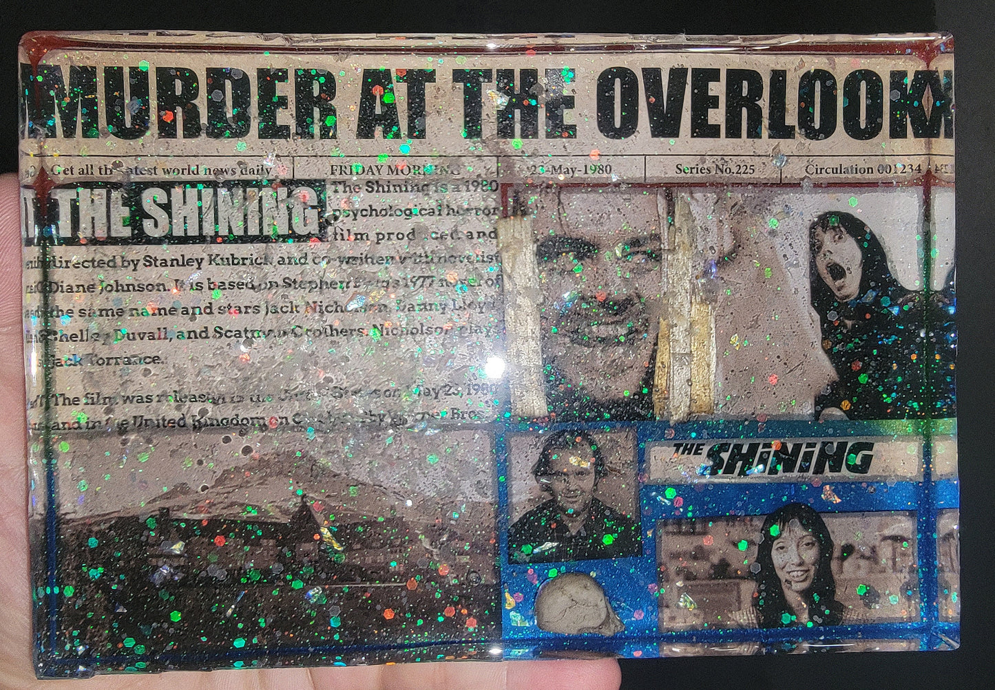 Mansion Murder Glitter Block